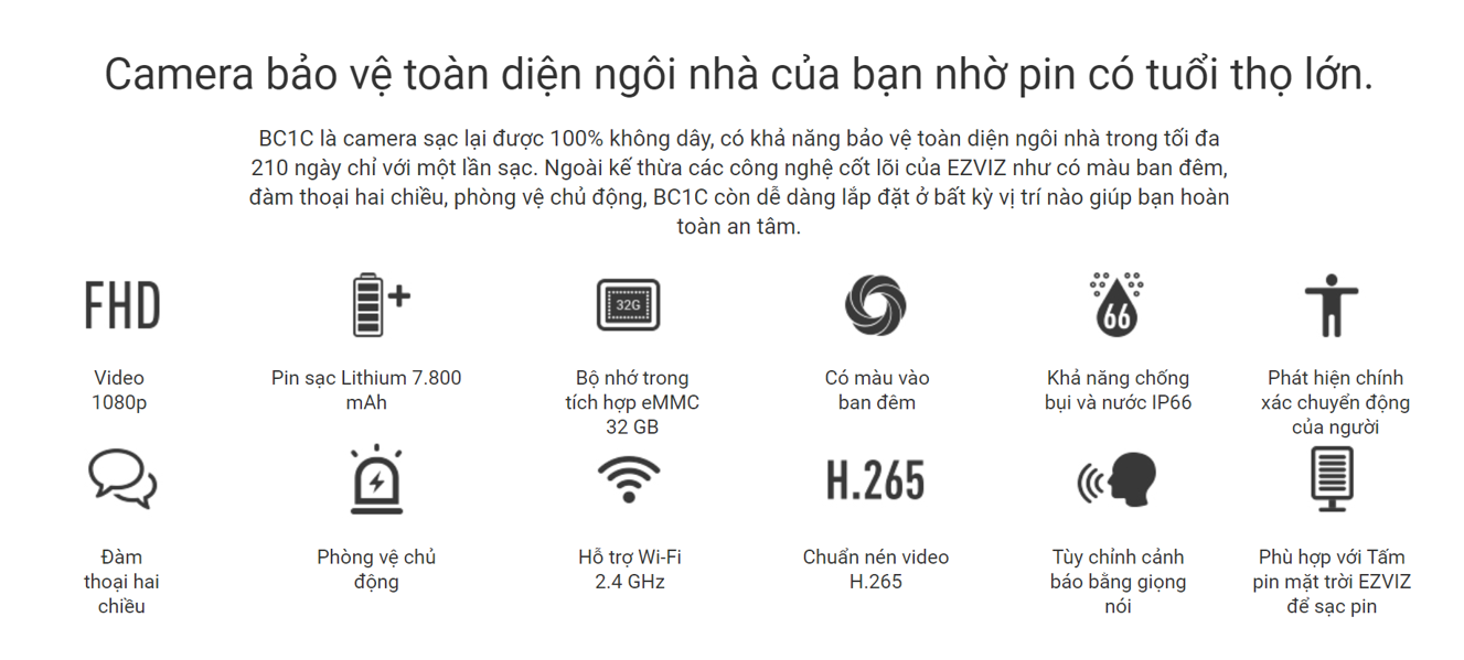 Camera C1C-B (2.0MP)