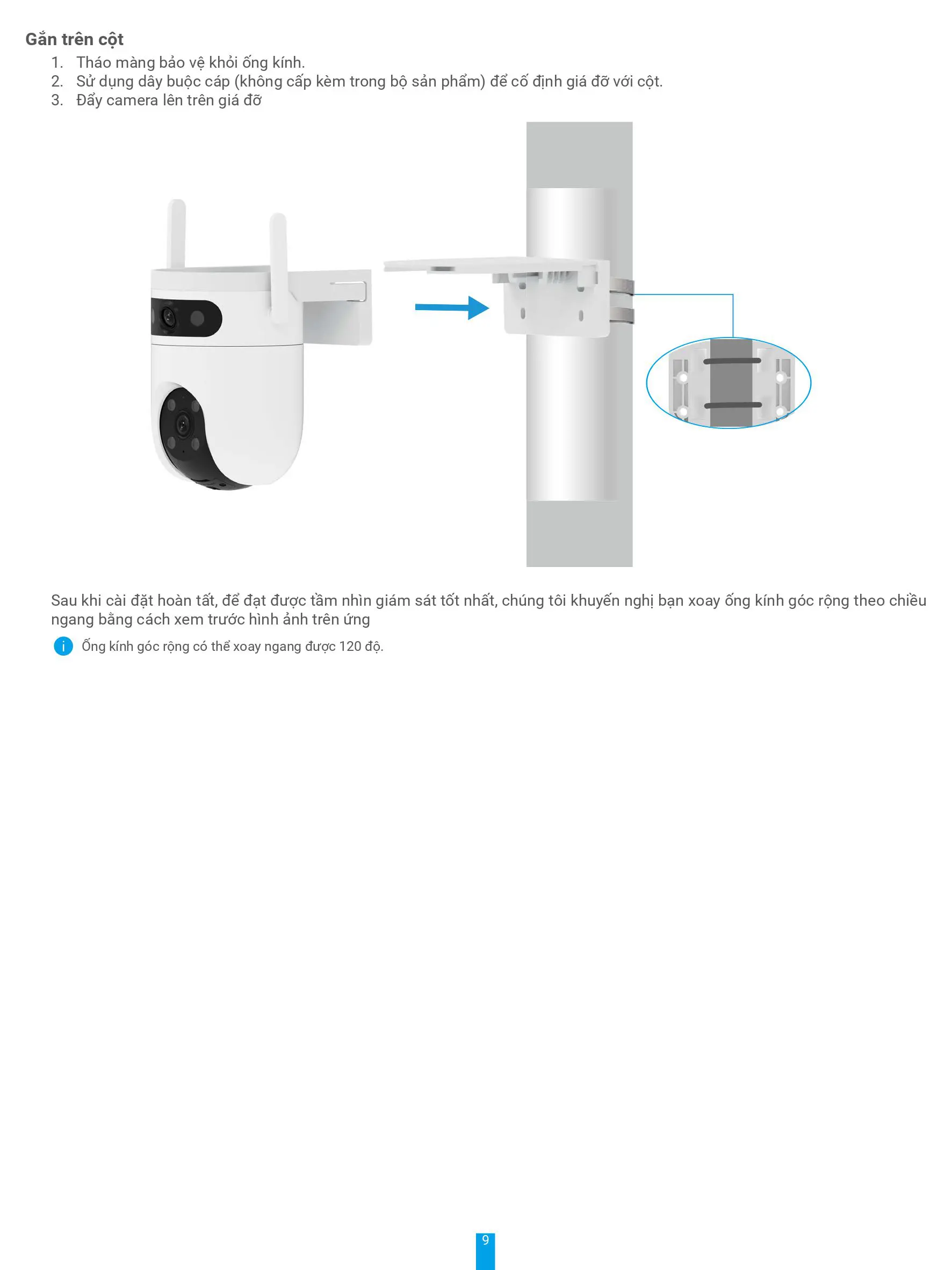 Camera H9c 2K (6MP)