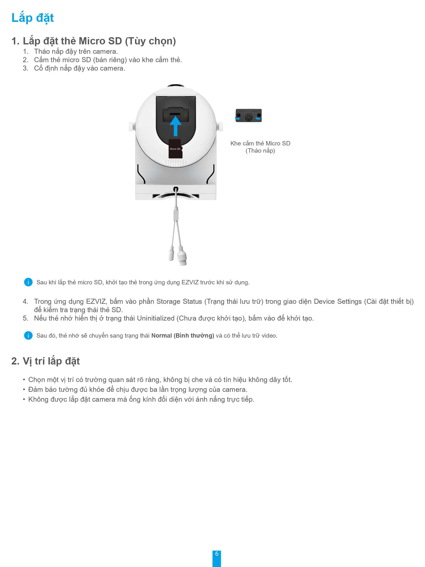 Camera H9c 2K (6MP)